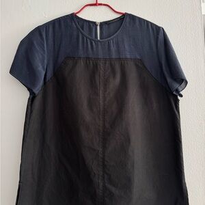 Proenza Schouler Navy and Black Short Sleeve Tee